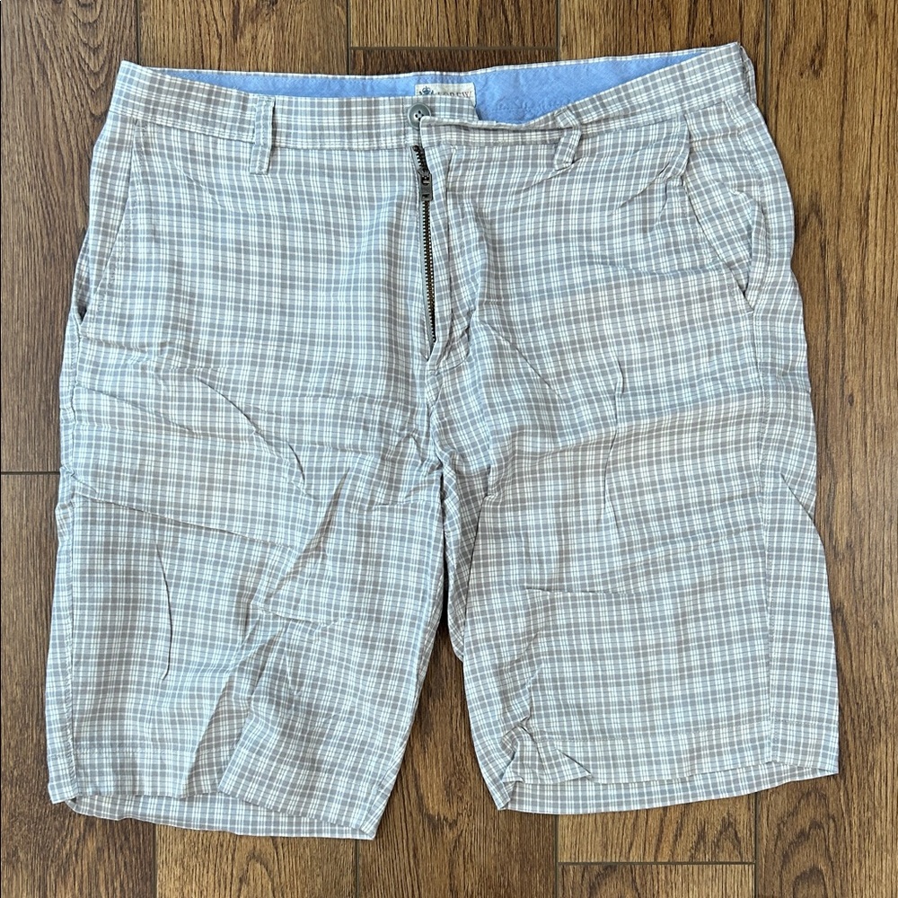 J. Crew Men's Plaid Tan Shorts